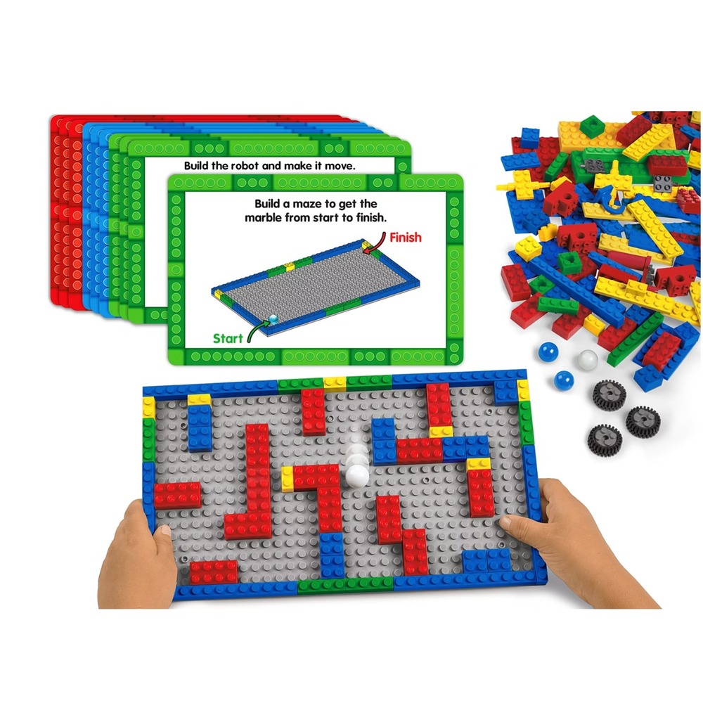 Lakeshore STEM Building Brick Challenge Kit - TT758 Ages 4-7 NEW/Sealed Box